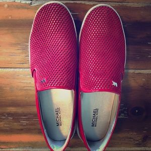 Gently Worn Michael Kors Slip On Sneakers!